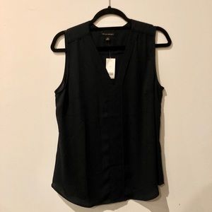 Banana Republic Navy Blue Sleeveless Blouse